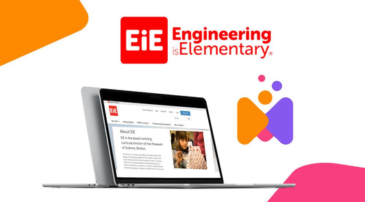 Engineering is Elementary logo next to the Mind Labs logo to show their partnership