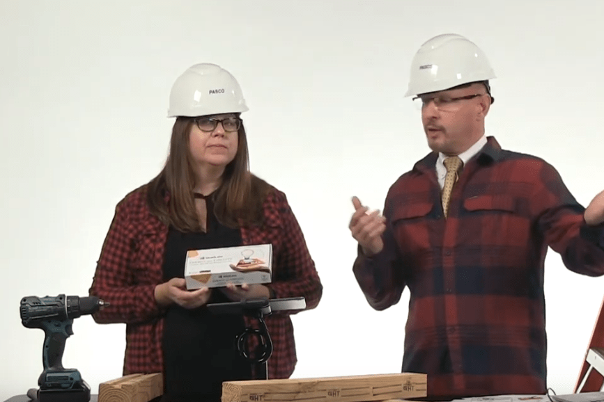 PASCO Live in plaid shirts and hard hats