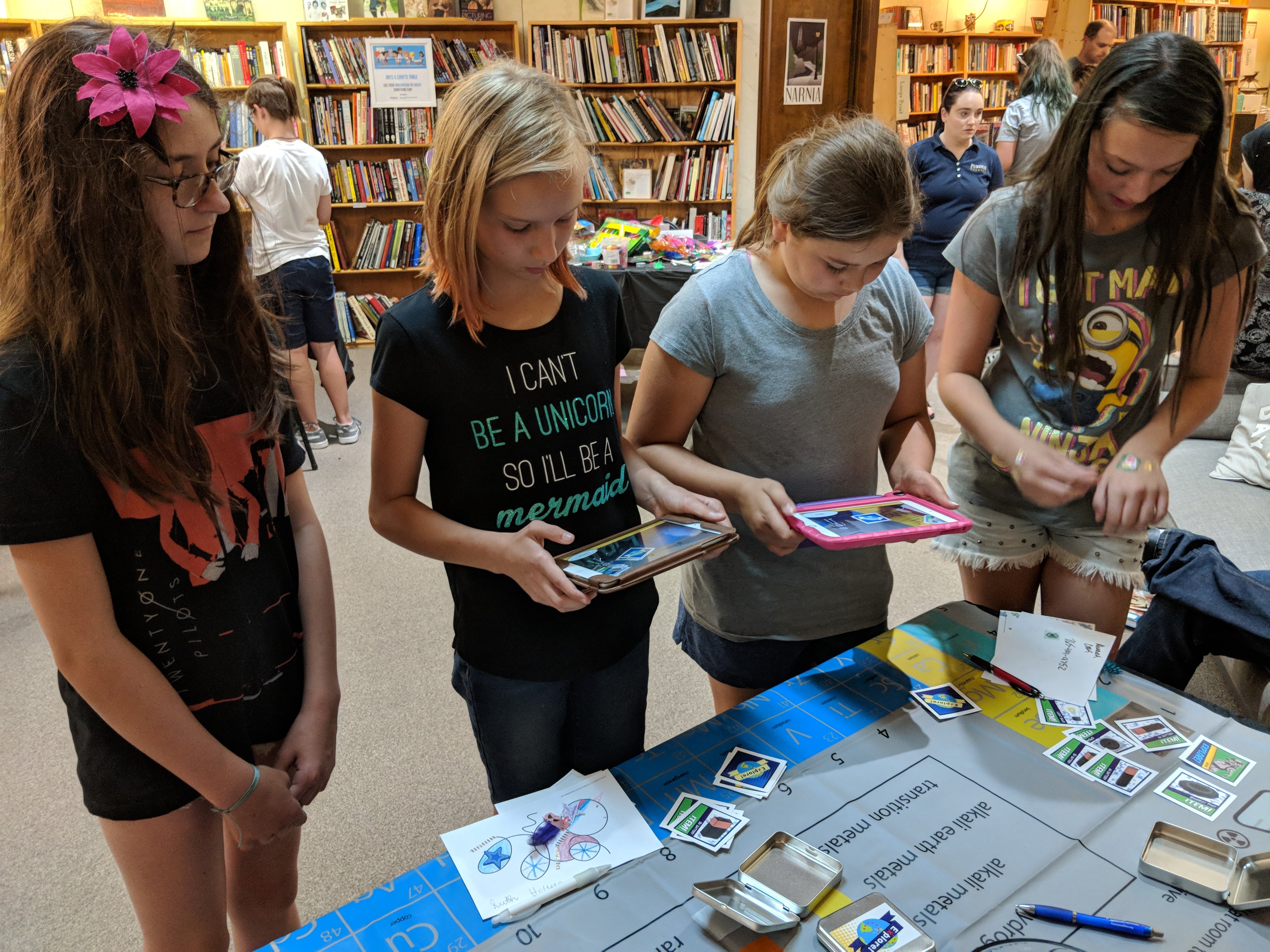 Second Flight Books was the perfect place to have a STEM demo day!