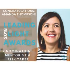 Leading Light Award Nomination for Mentor and Risk Taker